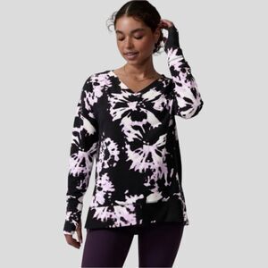 Coaster Luxe Elfin Purple V-Neck Sweatshirt